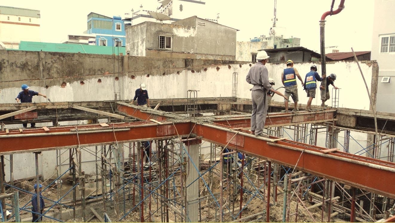 Thi công đổ bê tông chuyên nghiệp