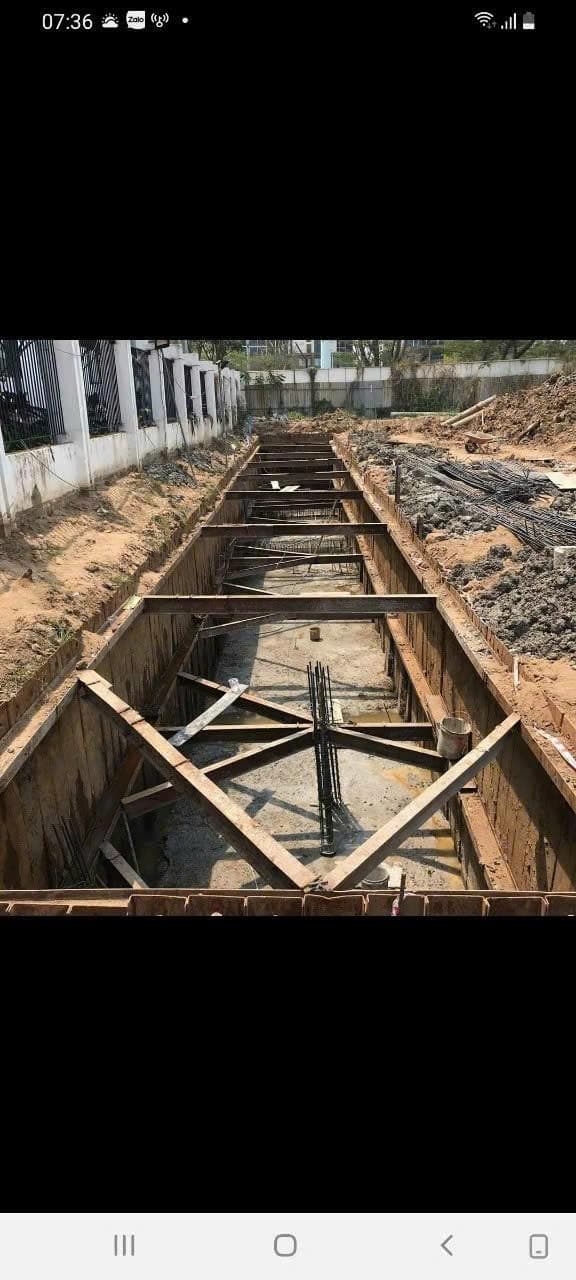 Ép cừ xử lý nền móng